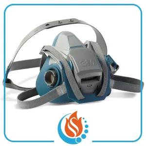 ماسک نیم صورت 3M مدل 6502QL رنگ آبی